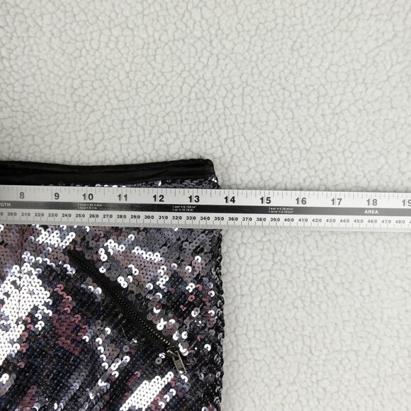 LA Rok Pants Womens Extra Small Silver Sequins Party Club Rave Tights - Picture 7 of 12